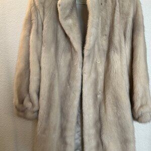 1987 Vintage Paul Magder Oversized Authentic Mink Fur Coat